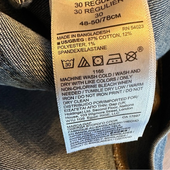 GAP Baby Boot Flare Jeans- Women’s Size Large 30 Regular - Picture 10 of 11